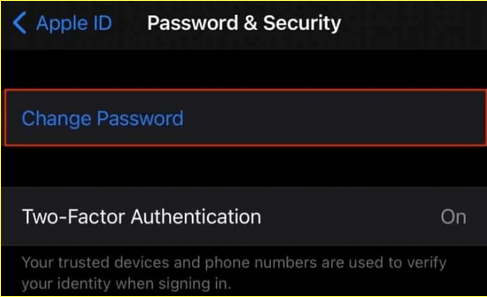 Change Password