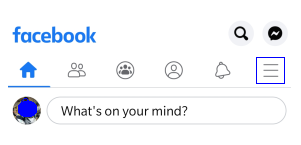 How to make a Facebook avatar Menu options