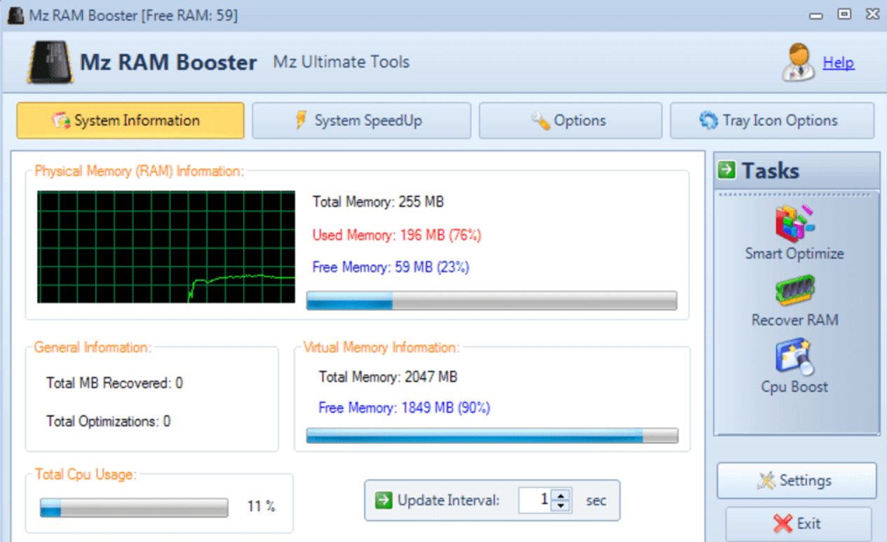 Mz RAM Booster