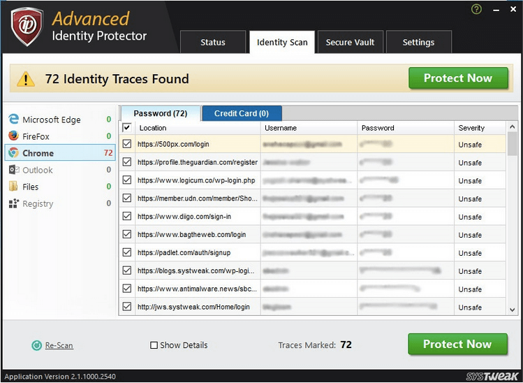 Advanced Identity Protector