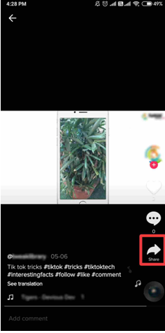 Share button