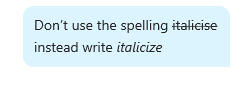 Strikethrough