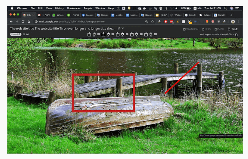 Webpage screenshot