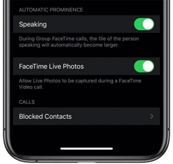 facetime live photos