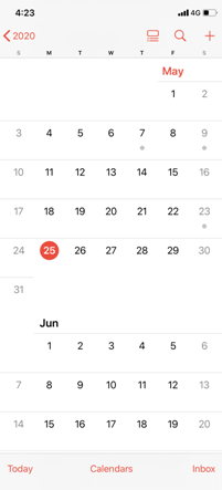 iOS Calendars