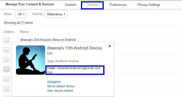 kindle free ebooks Kindle Settings