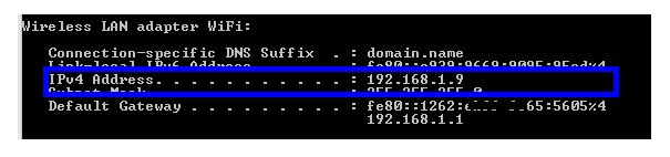 vlc remote control IP address
