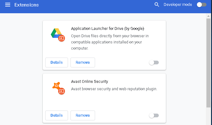 Disable Extensions in chrome, Chrome scroll bar missing