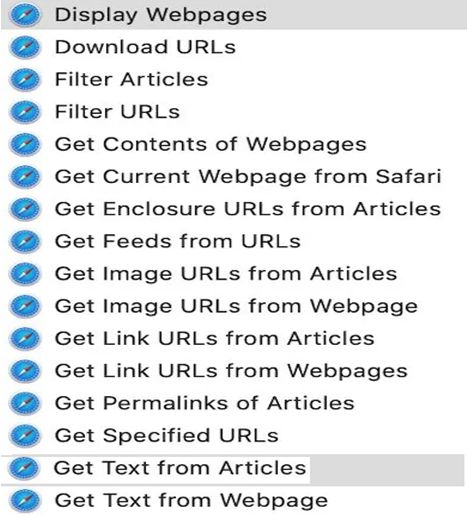 Display Webpages