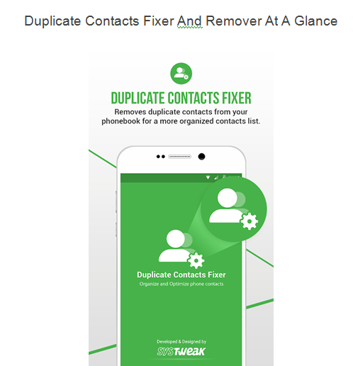 Duplicate Contacts Fixer