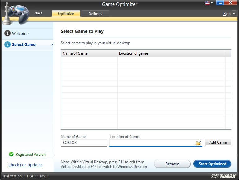 Game Booster for PC