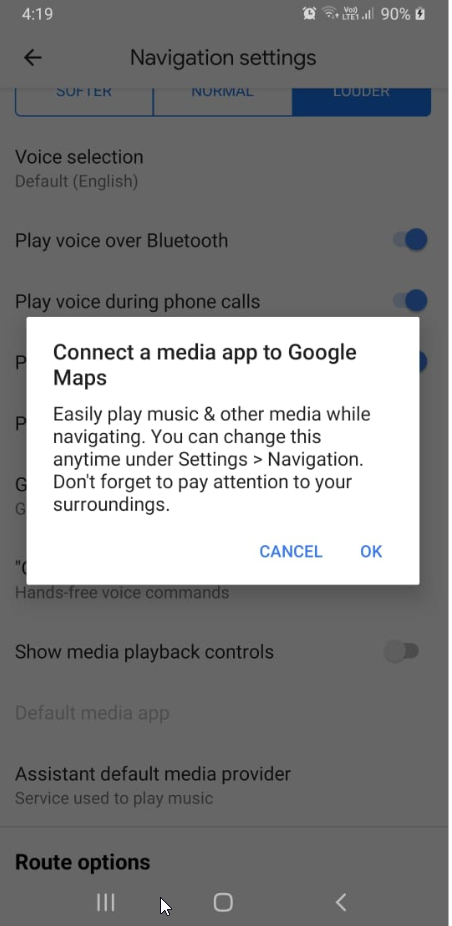 Play Music from YouTube in Google Map