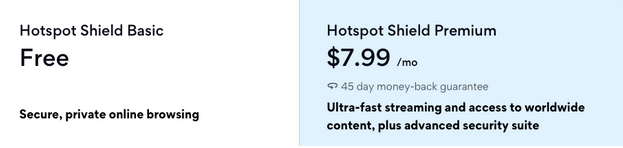 How Much Does Hotspot Shield Cost