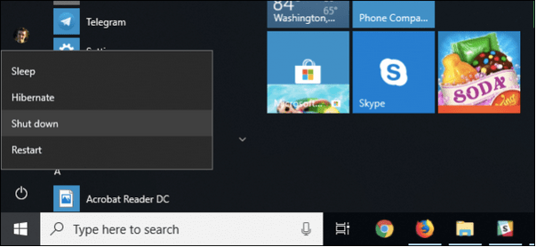 Reboot your Device