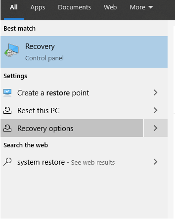 System Restore