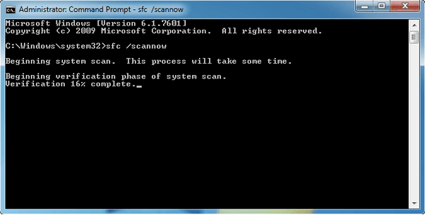 Run an SFC Scan