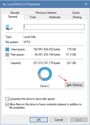 Disk Clean up