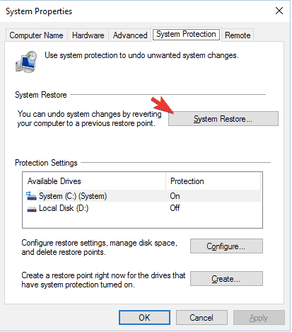 System Restore