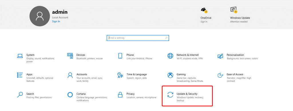 Update & Security option in windows 10, how to check for updates on windows 10