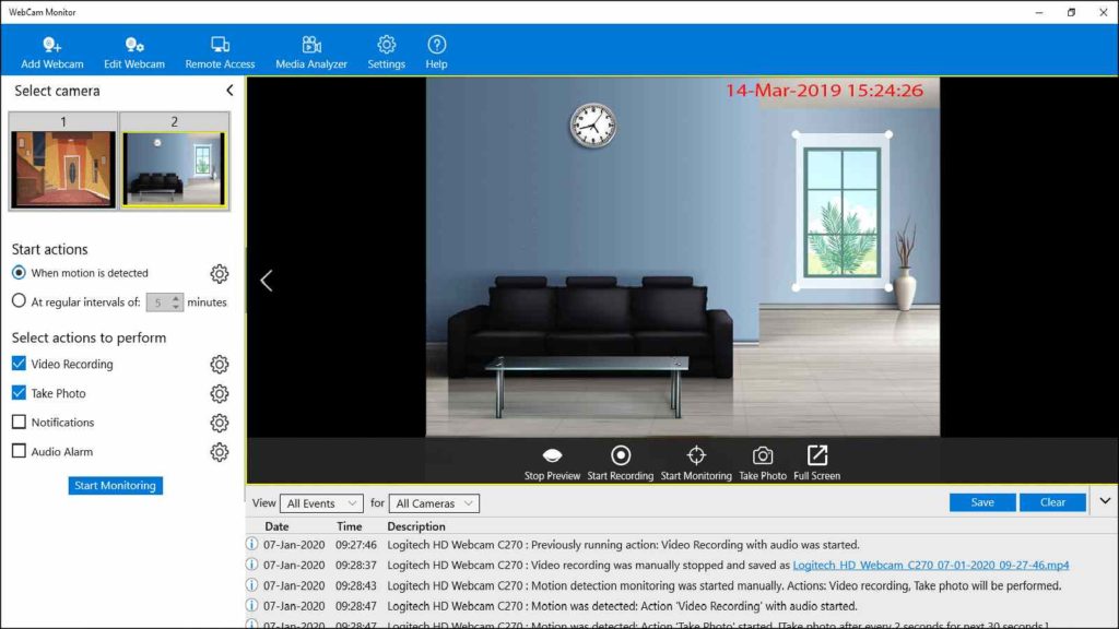 WebCam Monitor