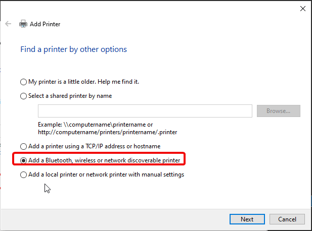 add bluetooth, wireless or network, how to connect hp printer to wifi