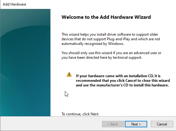 add hardware wizard, realtek audio drivers