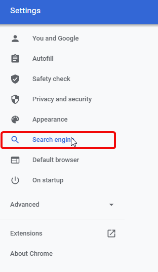 chrome search engine, how to set google as default browser