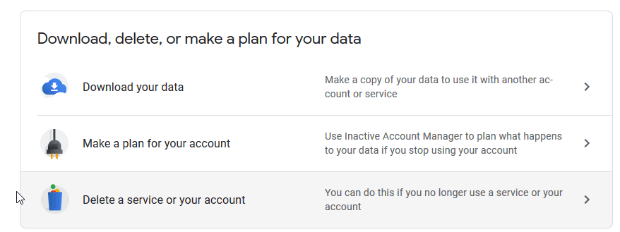 download delete option, how to delete gmail account permanently in android phone
