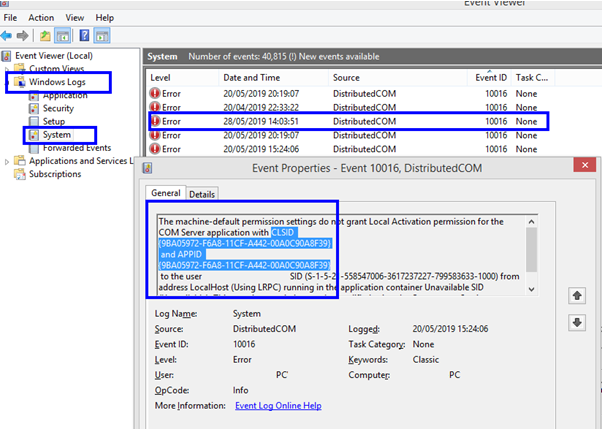 Distributedcom 10005 windows 10 как исправить