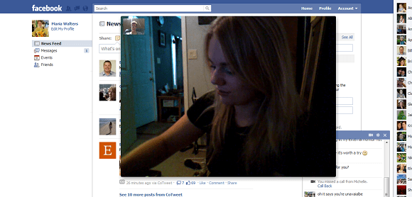 fb video chat tool for computer