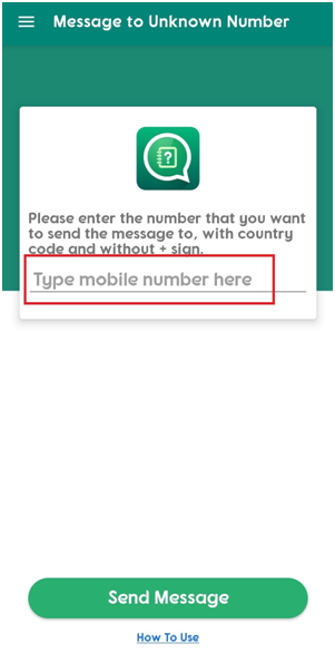 how to send message