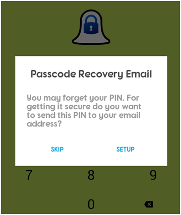 passcode recovery email in sc chat locker