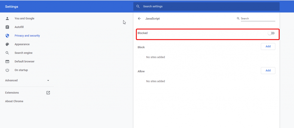 privacy and security block feature, private browsing safari