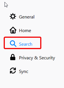 search setting in firefox, how to set google as default browser