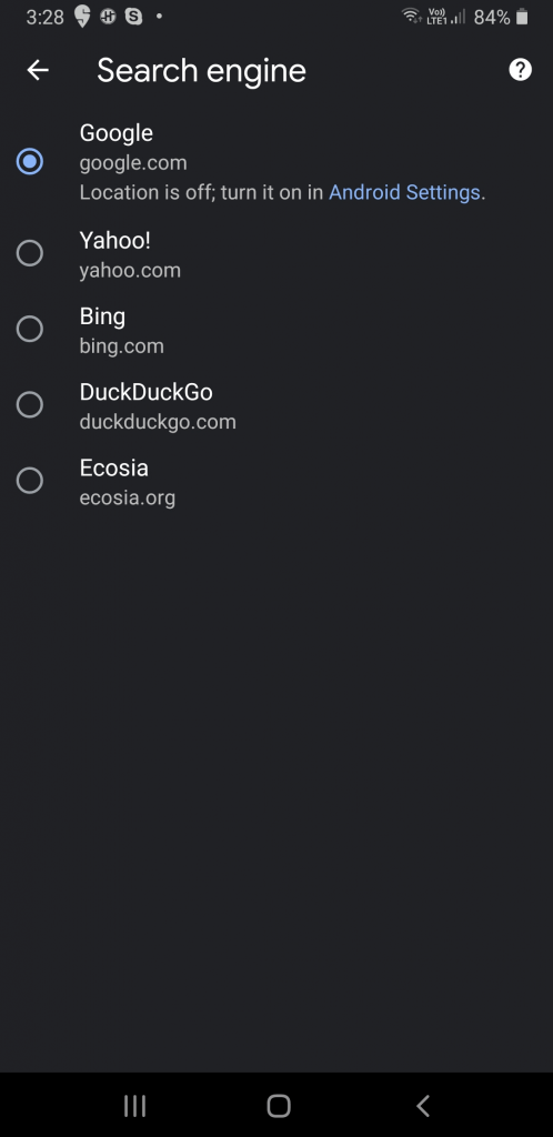search engine google, how to make google my default browser