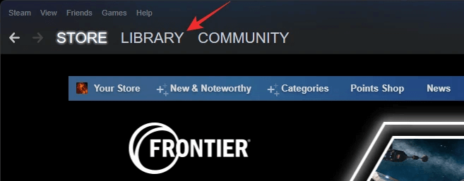 the Library section