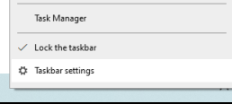 windows 10 taskbar turned white Taskbar settings