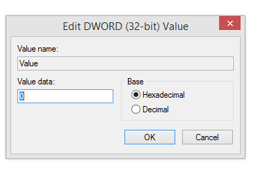 windows 10 taskbar turned white d word value