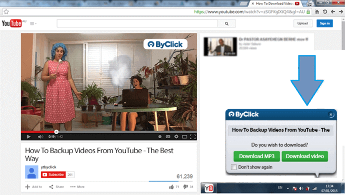 By Click Downloader