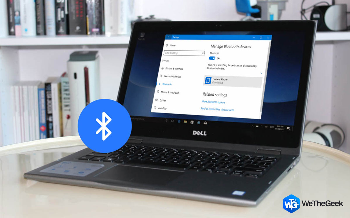 where does windows 10 save bluetooth files