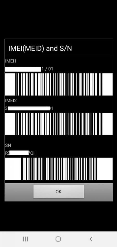 Check if Samsung is fake