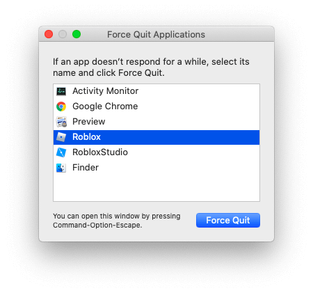 Uninstall Roblox on Mac
