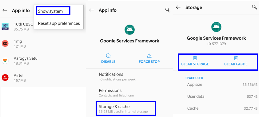 Google services framework что это