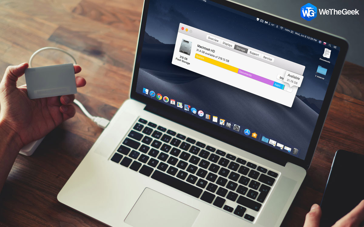 how to clean up mac storage space