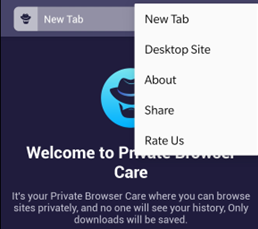 How to use Private Browser care