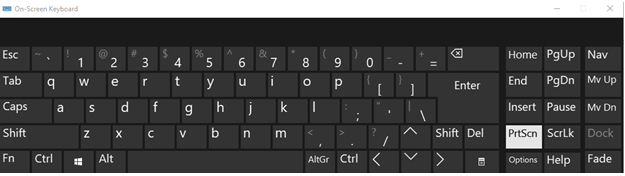 Keyboard typing