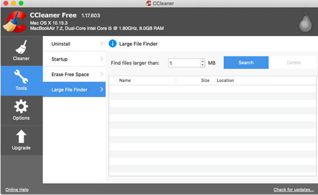 Large File Finder