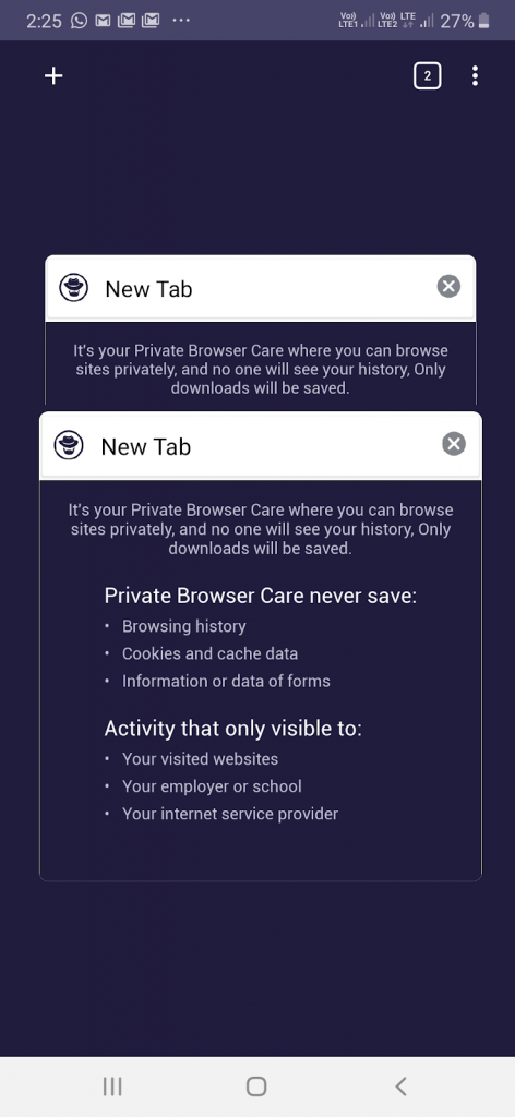 Private Browser Care