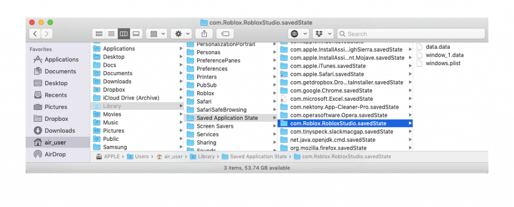 Uninstall Roblox on Mac
