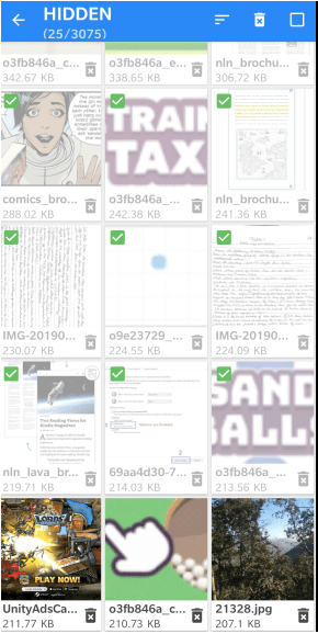 Recover Storage space